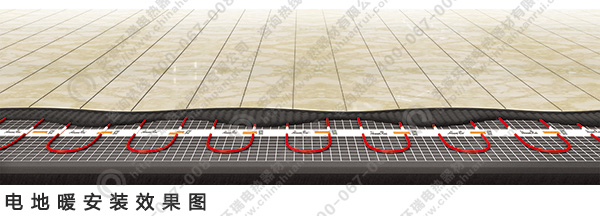电地暖效果示意图