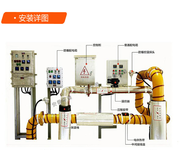 电热带系统安装示意图