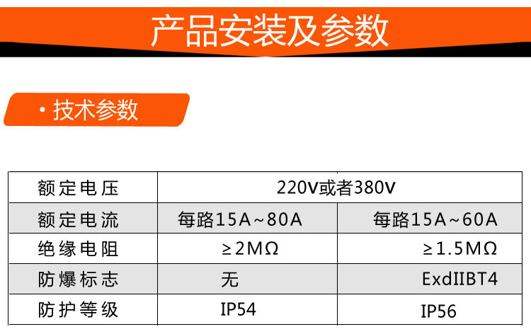 产品参数