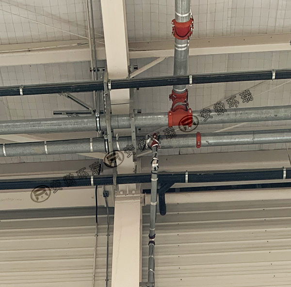 企业消防管道电伴热带安装图 企业消防管道电伴热带安装图