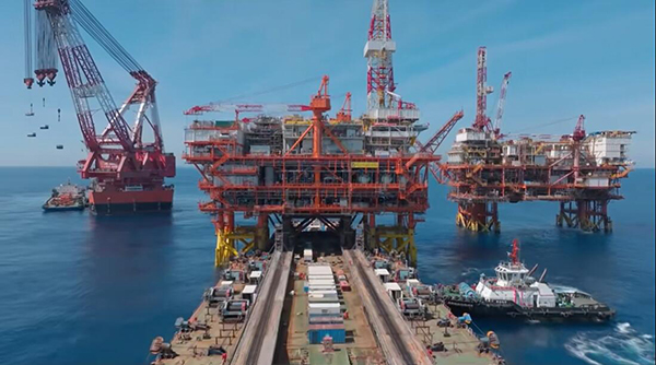 惠州25-8B钻采平台-来源中国海油视频号 惠州25-8B钻采平台-来源中国海油视频号