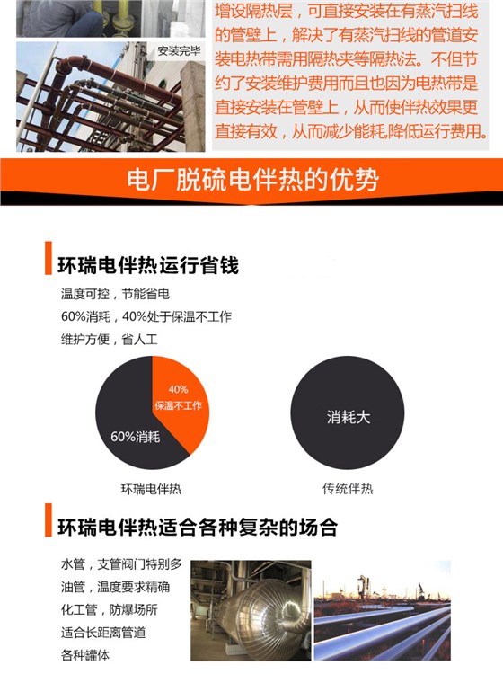 电厂脱硫电伴热优势 电厂脱硫电伴热优势