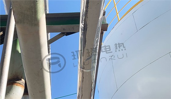 化工管道电伴热带安装图 化工管道电伴热带安装图