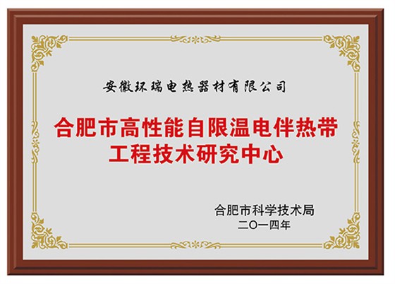 合肥市高性能自限温电伴热带工程技术研究中心